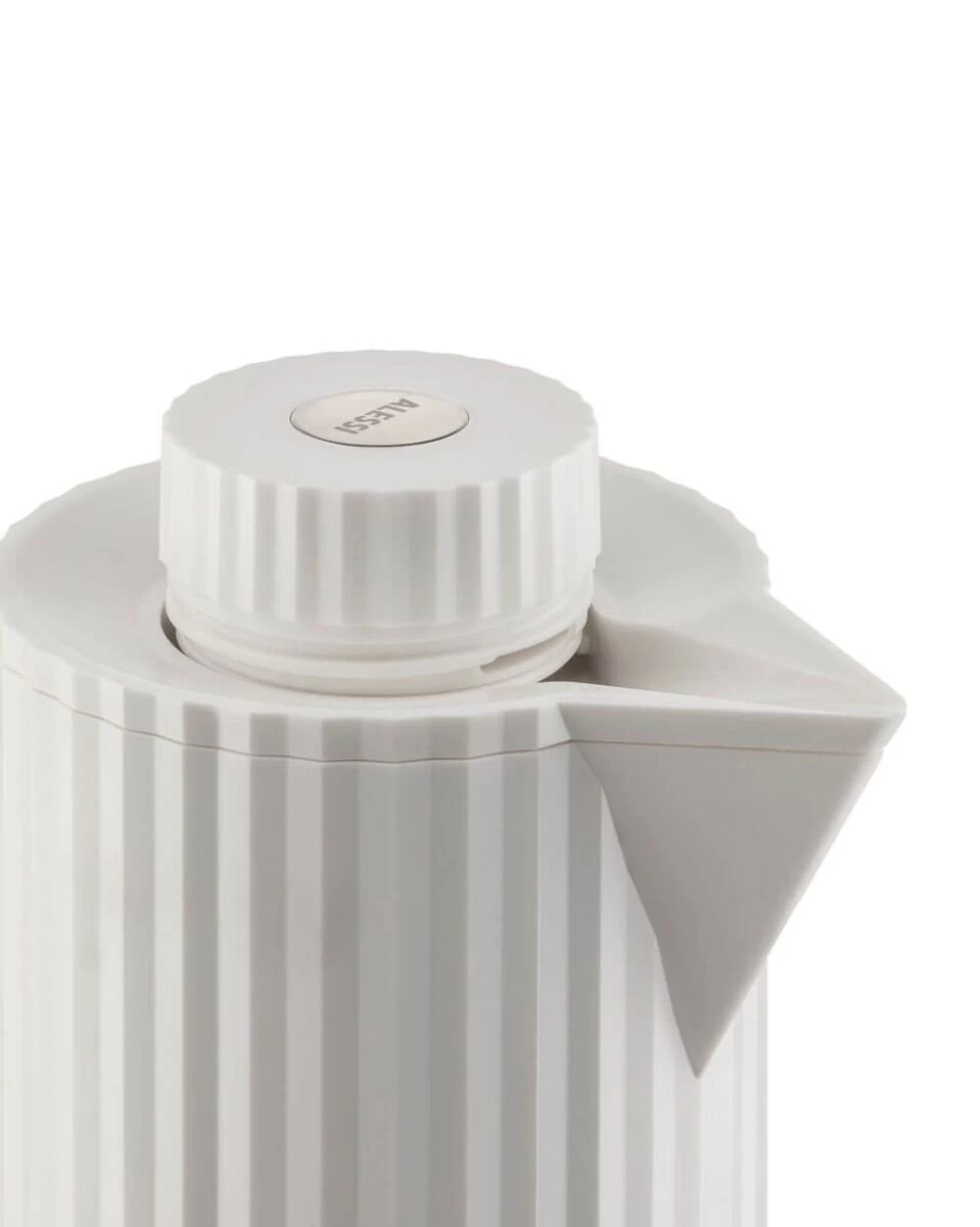 Alessi Plissé Thermosfles 1 Liter Kunststof Wit - Afbeelding 3