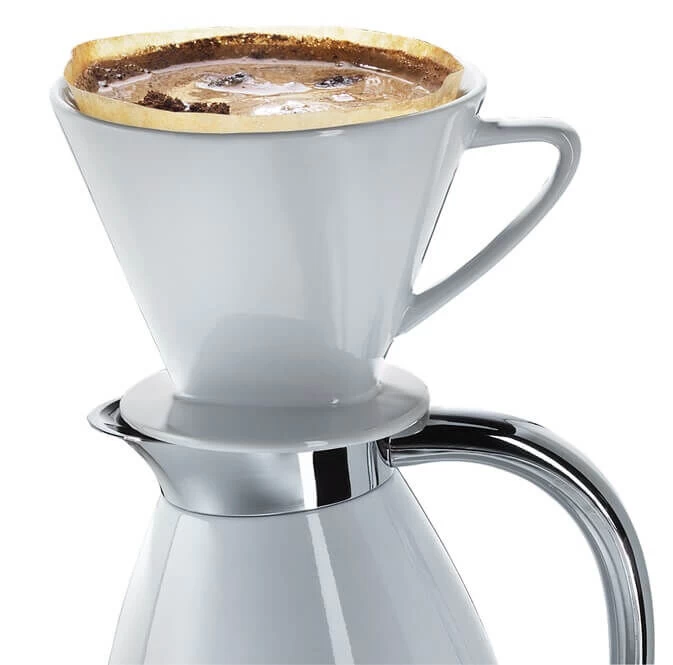 Cilio Koffiefilter Met Mondstuk Maat 4 Keramiek Wit - Afbeelding 2