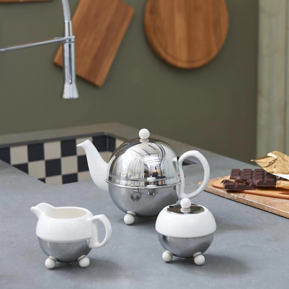 Bredemeijer Cosy Theepot 900 Ml Aardewerk Wit - Afbeelding 2