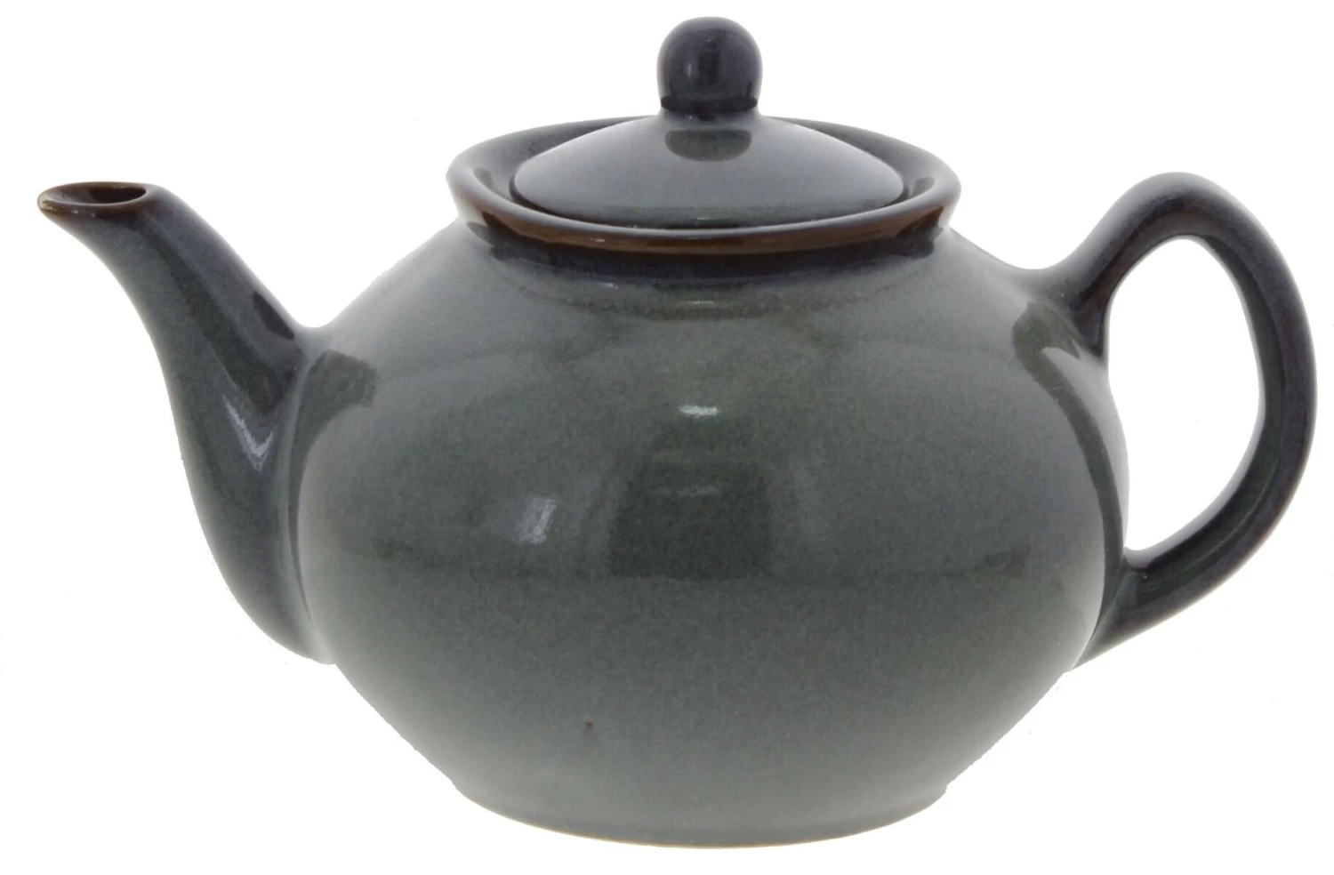 Oldenhof 1821 Theepot 1 Liter Aardewerk Olijfgrijs