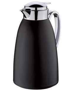 Cilio Venezia Thermoskan 1 Liter Rvs Mat Zwart