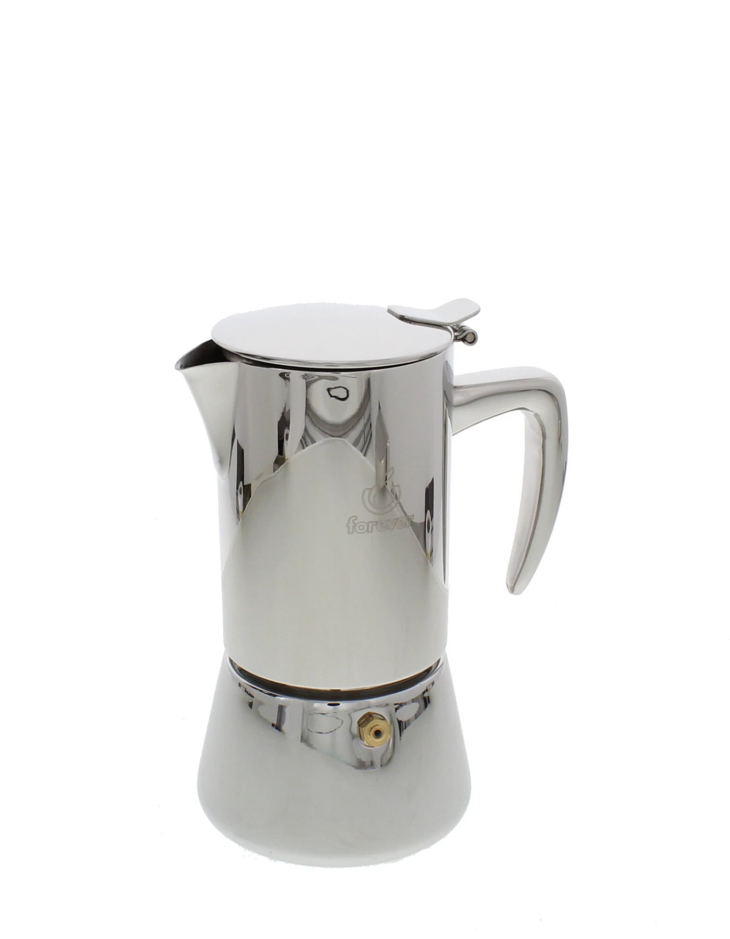 Forever Miss Diamond Inductie Mokapot 4-kops Rvs Glans