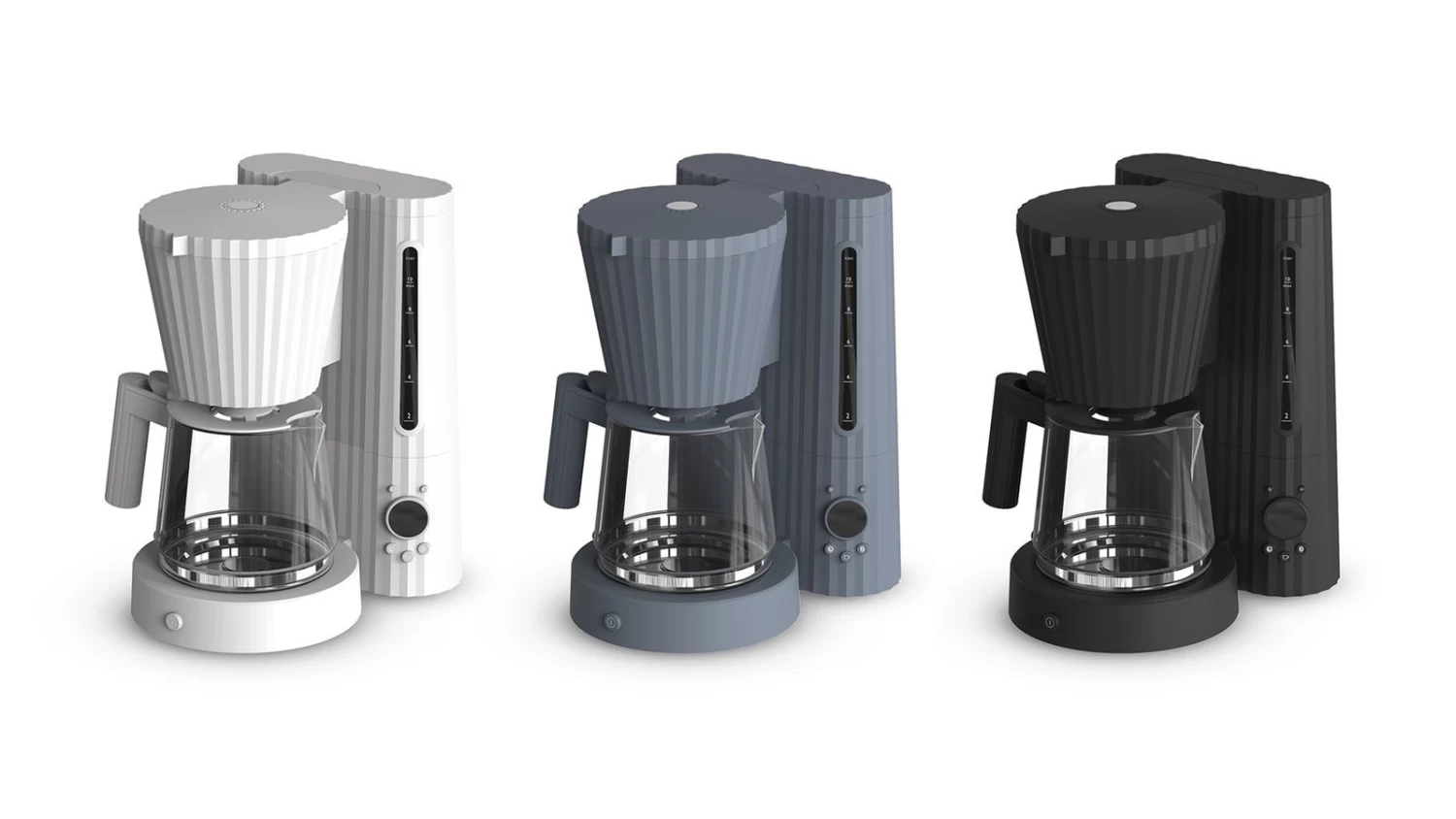 Alessi Plissé Koffiezetapparaat 1,5 Liter Kunststof Zwart - Afbeelding 5