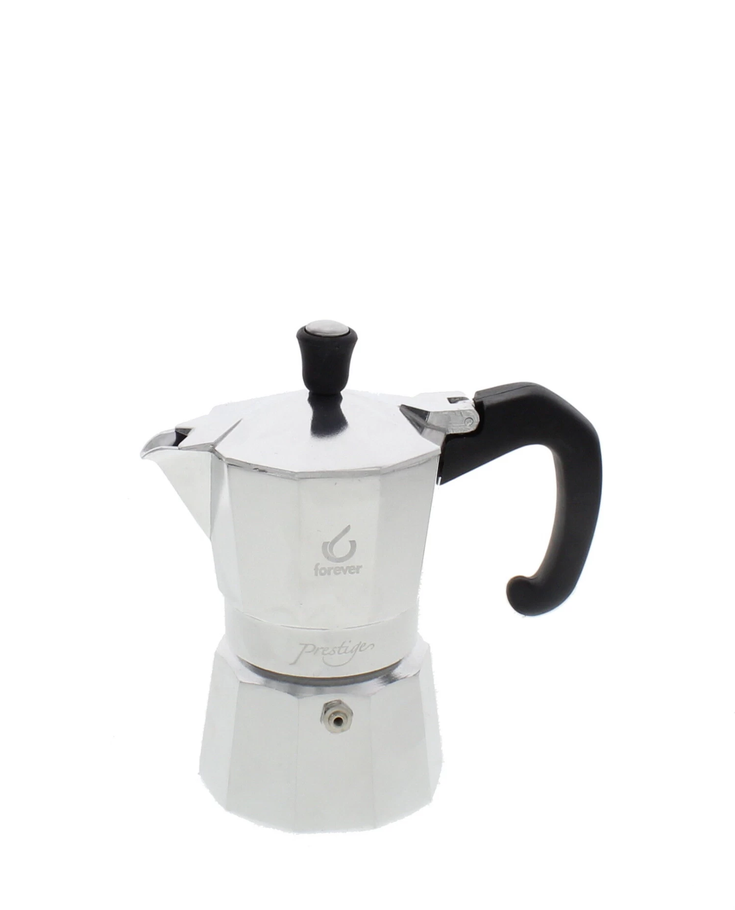 Forever Miss Moka Prestige Mokapot 2-kops Aluminium Mat