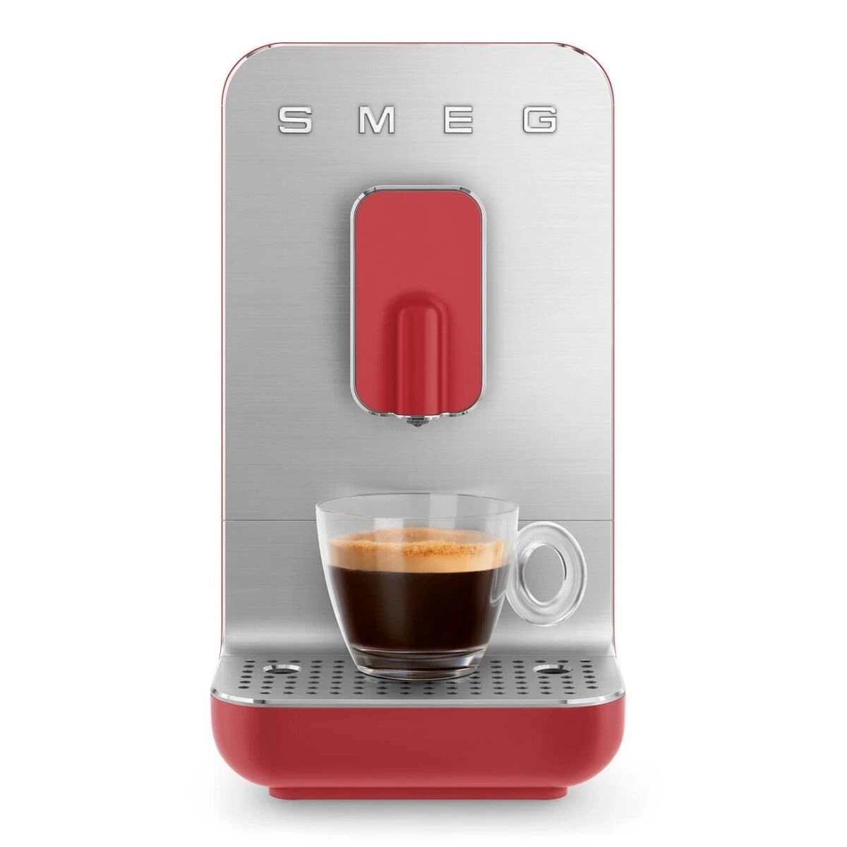 Smeg 50's Style Basic Volautomatische Espressomachine Mat Rood - Afbeelding 4