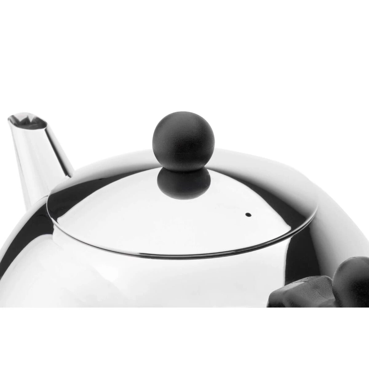 Bredemeijer Duet Bella Ronde Theepot 1,2 L Rvs/zwart - Afbeelding 2