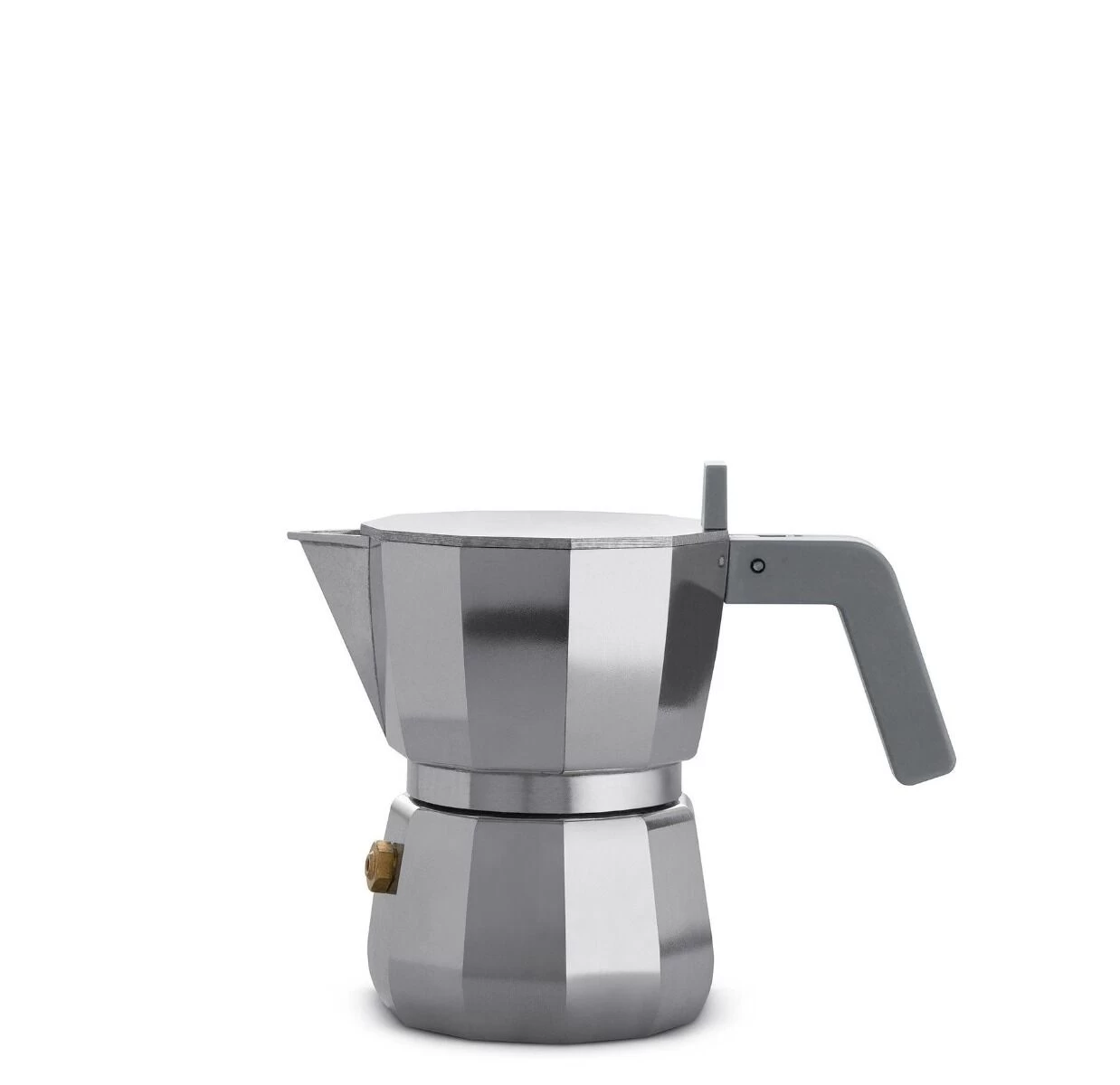 Alessi Moka David Chipperfield Mokapot 3 Kops Aluminium - Afbeelding 2