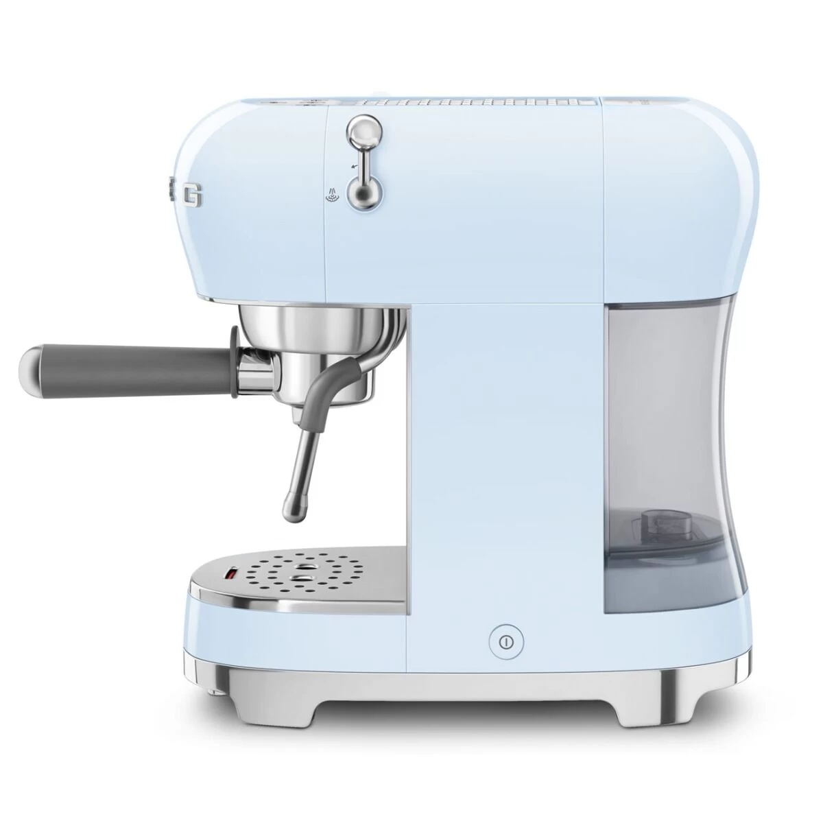 Smeg 50's Style Handmatige Espressomachine Pastelblauw - Afbeelding 2