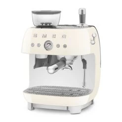 Smeg 50's Style Handmatige Espressomachine 2,4 Liter Crème