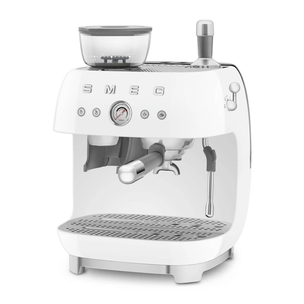 Smeg 50's Style Handmatige Espressomachine 2,4 Liter Wit