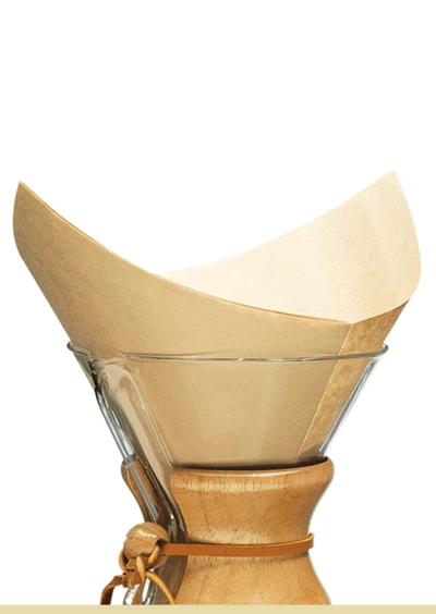Chemex FSU-100 Voorgevouwen Ongebleekte Filters 100 Stuks - Afbeelding 2