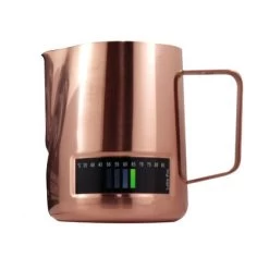 Latte Pro Melkkan Met Temperatuurindicatie 480 Ml Koperkleurig