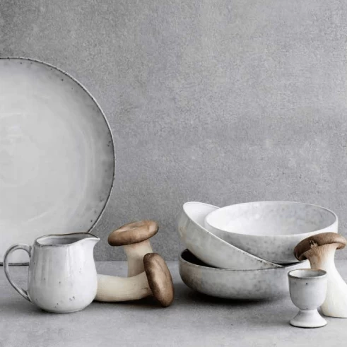 Broste Copenhagen Nordic Sand Theepot 1 Liter Aardewerk Wit - Afbeelding 2