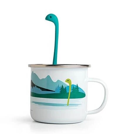 Ototo Cup Of Nessie Theeinfuser En Beker Kunststof/emaille Blauw - Afbeelding 3