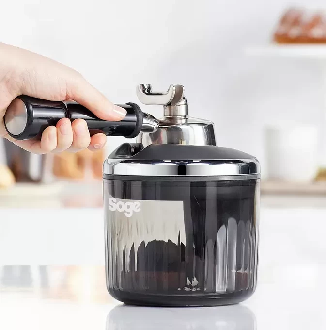 Sage The Puck Sucker Automatische Uitklopbak Kunststof Grijs - Afbeelding 2