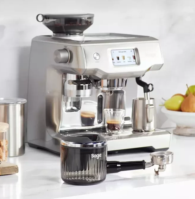 Sage The Puck Sucker Automatische Uitklopbak Kunststof Grijs - Afbeelding 4