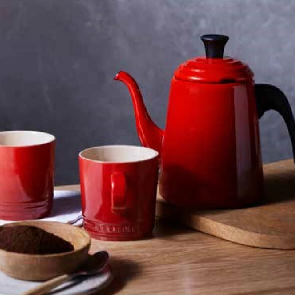 Le Creuset Barista Ketel 700 Ml Staal Kersrood - Afbeelding 2