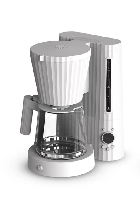 Alessi Plissé Koffiezetapparaat 1,5 Liter Kunststof Wit