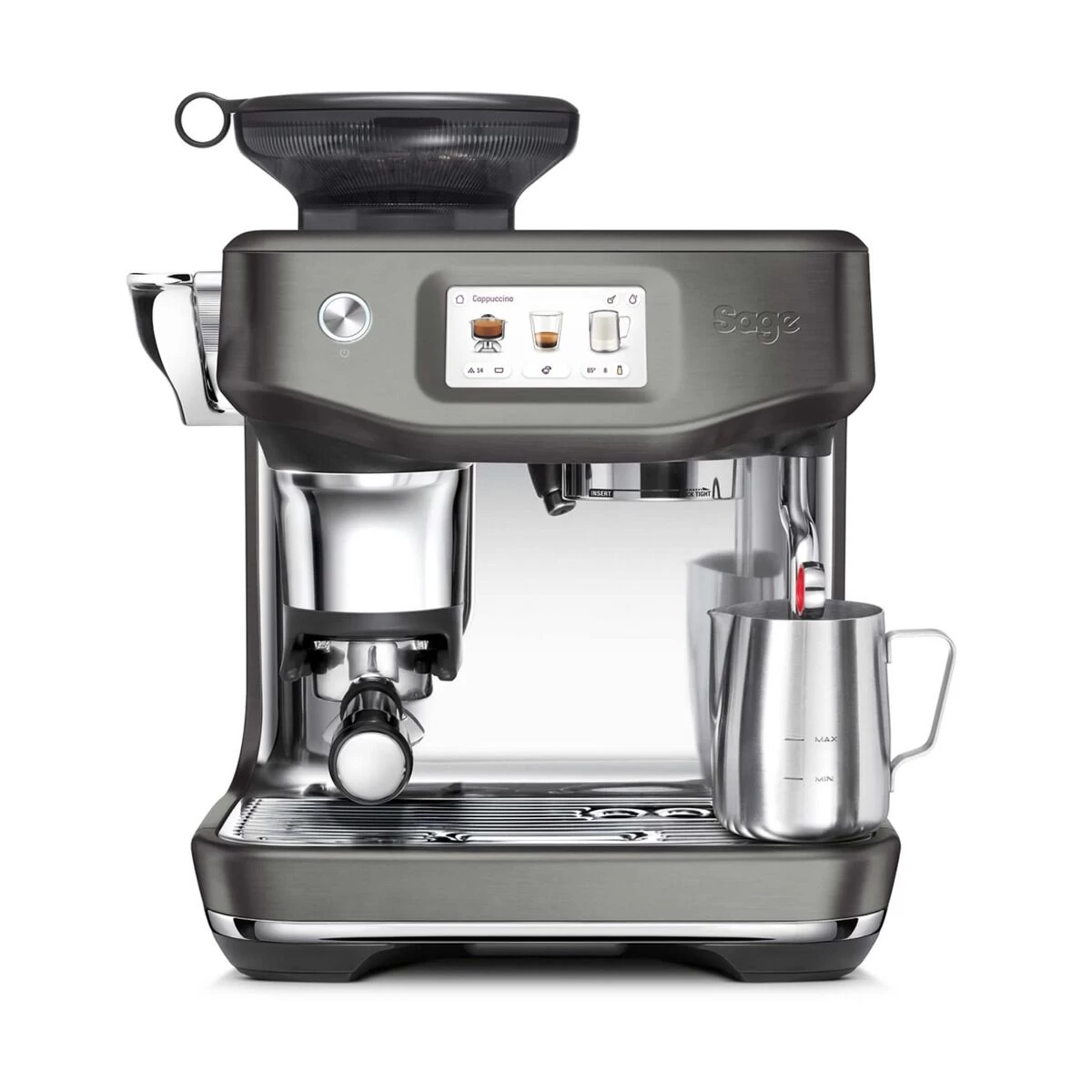 Sage The Barista Touch Impress Espressomachine Black Stainless Steel
