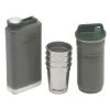 Stanley Adventure Shotglazen En Heupflacon Set Rvs Groen 6-delig