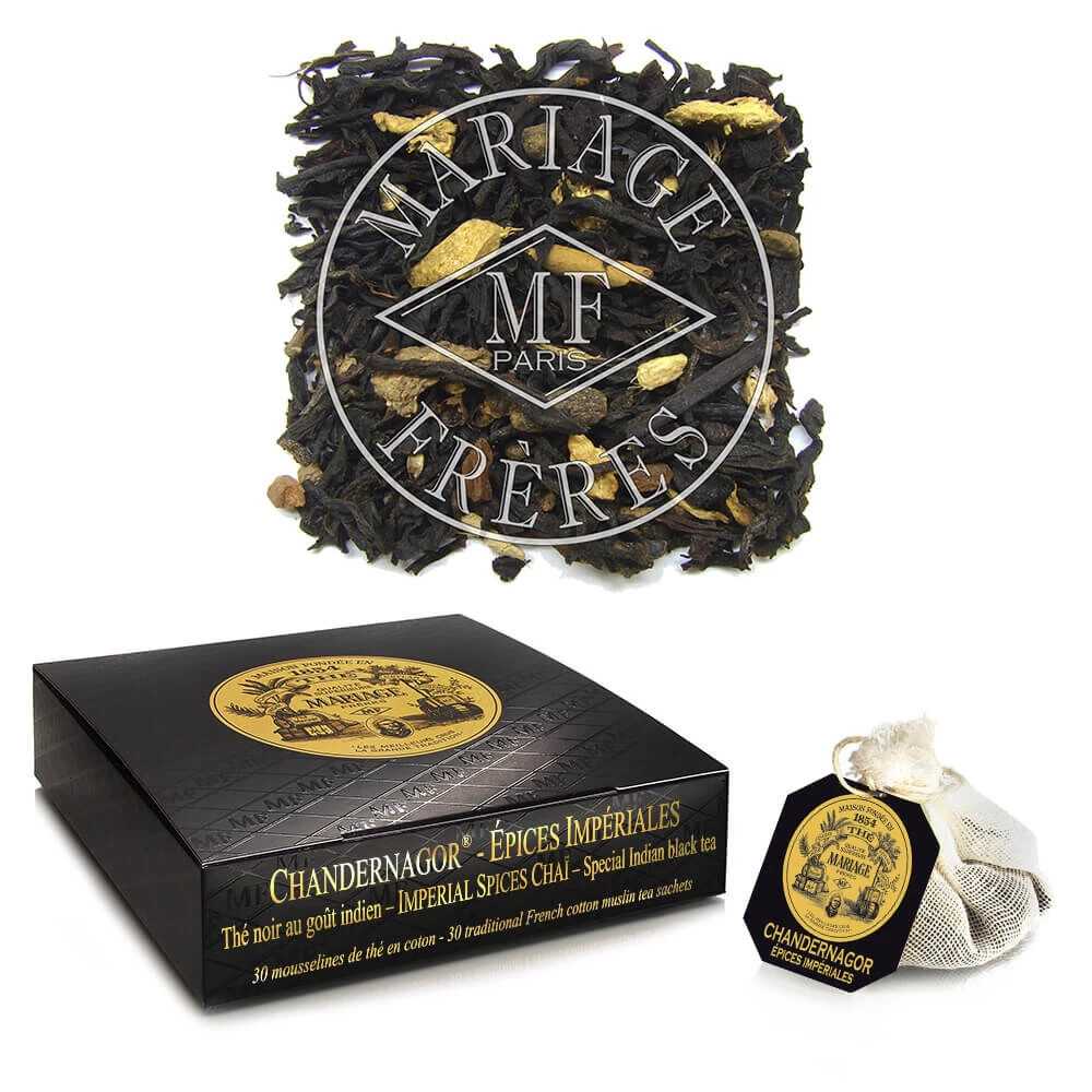 Mariage Frères Chai Chandernagor Zwarte Thee 30 Zakjes