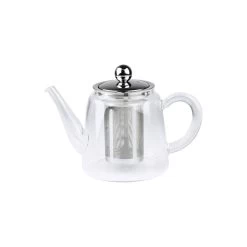 Cristel Jasmin Theepot 1,2 Liter Rvs/glas