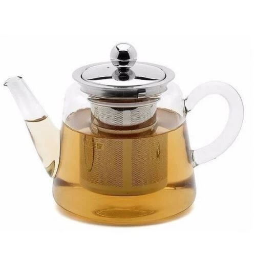 Cristel Jasmin Theepot 1,2 Liter Rvs/glas - Afbeelding 3