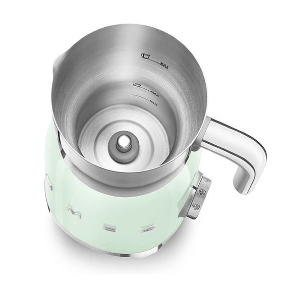 Smeg 50's Style Elektrische Melkopschuimer 600 Ml Watergroen - Afbeelding 5